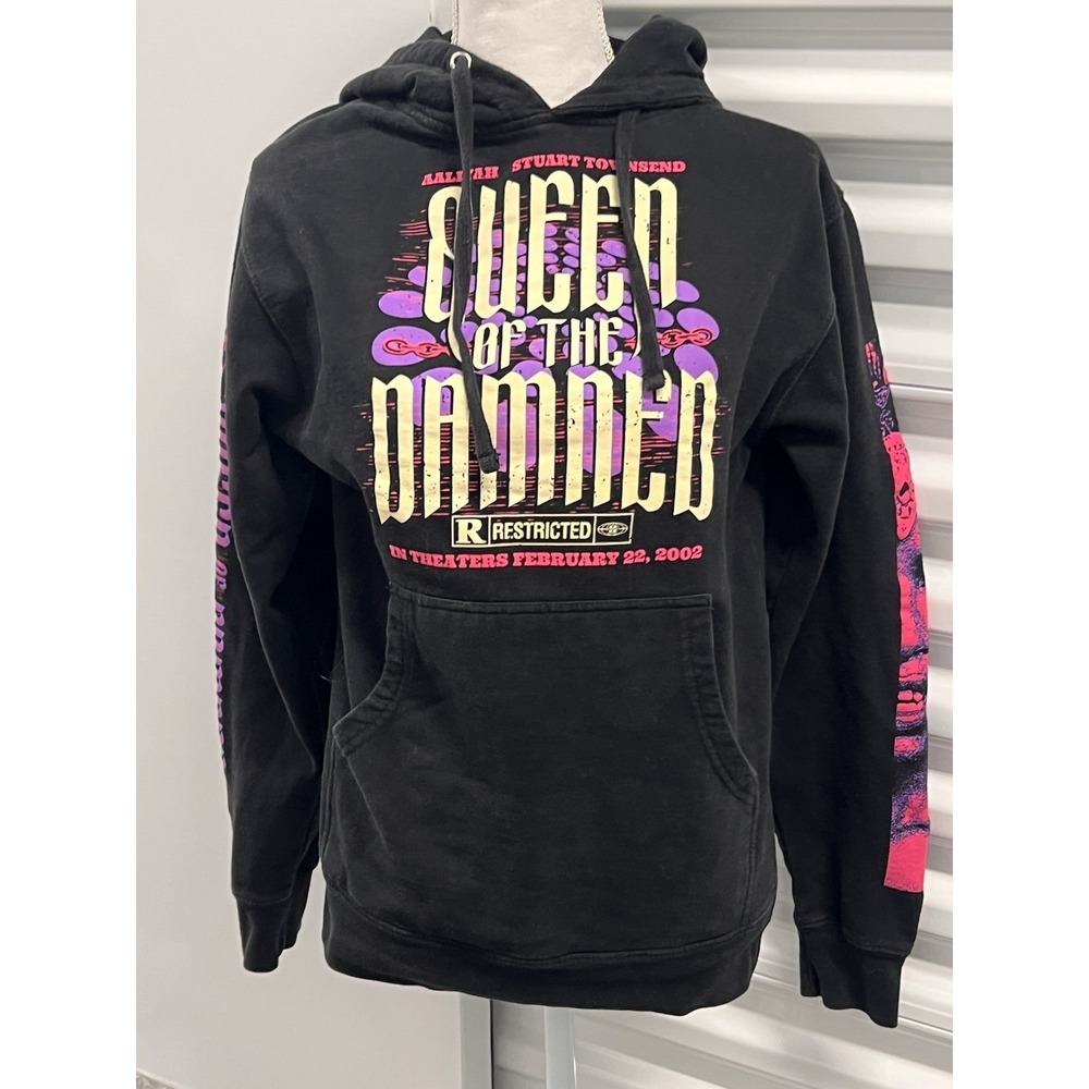 QUEEN OF THE DAMNED  Aaliyah Halftone Horror Movie Sweatshirt Hoodie